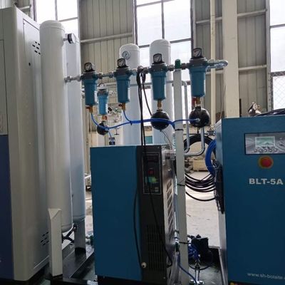 5Nm3hr ছোট প্রবাহ হার ক্ষমতা 220V ভোল্টেজ পিএসএ ভিত্তিক অক্সিজেন প্ল্যান্ট