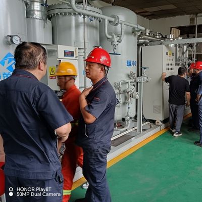 20NM3HR 99.999% উচ্চ বিশুদ্ধতা ক্যাবন স্টিল নাইট্রোজেন গ্যাস জেনারেশন পরিশোধক
