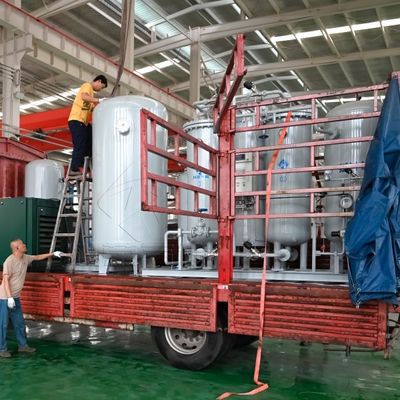 60Hz 0.5KW স্বয়ংক্রিয় 99.99% নাইট্রোজেন এয়ার জেনারেটর প্ল্যান্ট