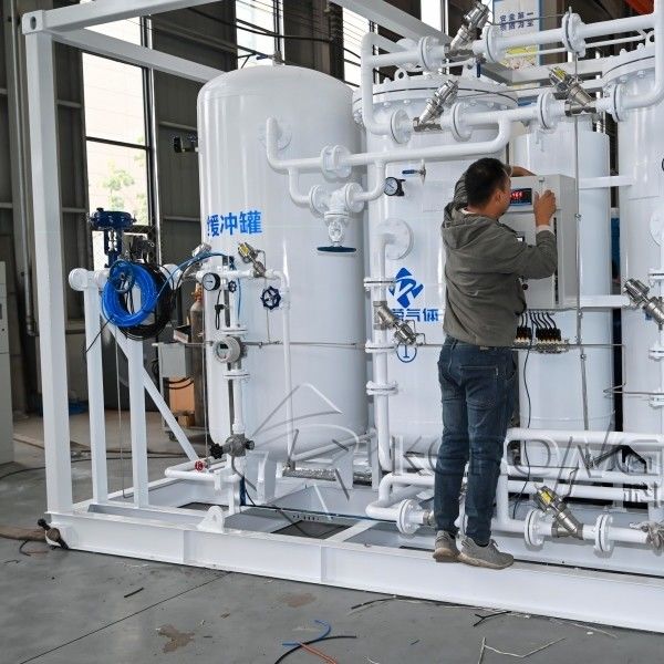 27barG ওয়ার্কিং চাপ কার্বন ইস্পাত উপাদান লেজার কাটার জন্য নাইট্রোজেন জেনারেটর