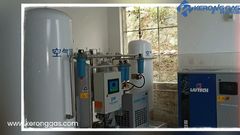 সিলিন্ডার ভরাট সিস্টেমের সাথে সহজ ইনস্টলেশন অক্সিজেন গ্যাস তৈরির মেশিন