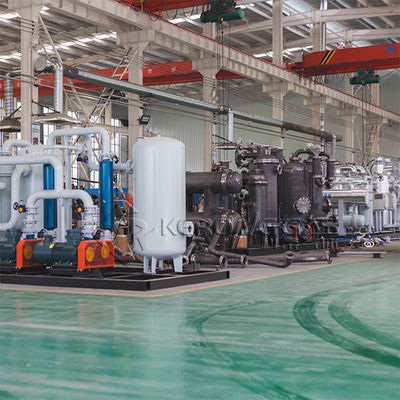 100Nm3hr জিরো লস ইন্ডাস্ট্রিয়াল গ্যাস ড্রায়ার হাইড্রোজেন গ্যাস ড্রায়ার স্বয়ংক্রিয় অপারেটিং