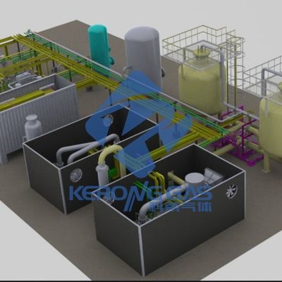 অক্সিজেন মনিটর সহ কম্প্যাক্ট ভিপিএসএ অক্সিজেন জেনারেটর মেশিন সহজ ইনস্টলেশন