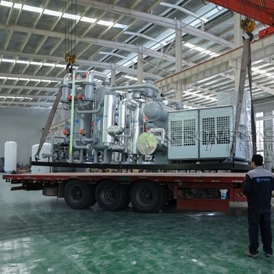 500Nm3h পিএলসি স্বয়ংক্রিয় নিয়ন্ত্রণ হাইড্রোজেন গ্যাস পুনরুদ্ধার সিস্টেম ব্রাজিং শিল্পের জন্য