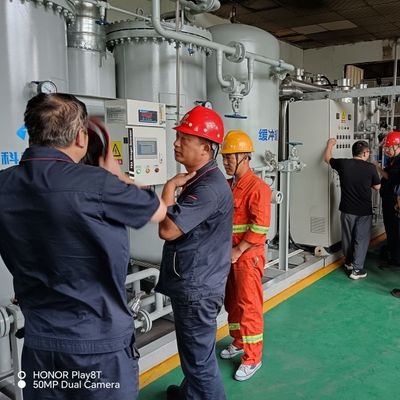 80NM3HR কমপ্যাক্ট আকার 460V নিম্ন ক্ষমতা নাইট্রোজেন গ্যাস জেনারেশন Purifier