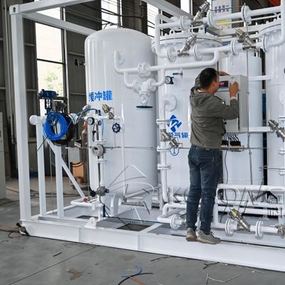 27barG ওয়ার্কিং চাপ কার্বন ইস্পাত উপাদান লেজার কাটার জন্য নাইট্রোজেন জেনারেটর