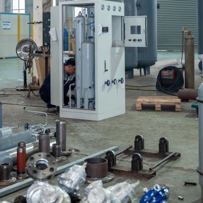 স্টেইনলেস স্টীল অনলাইন মনিটর বিশুদ্ধতা নাইট্রোজেন এবং হাইড্রোজেন গ্যাস মিশুক 10Nm3/hr ক্ষমতা